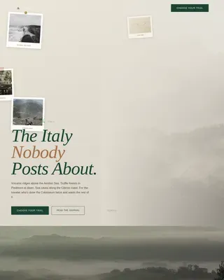 Italy Travel Booking Website Template