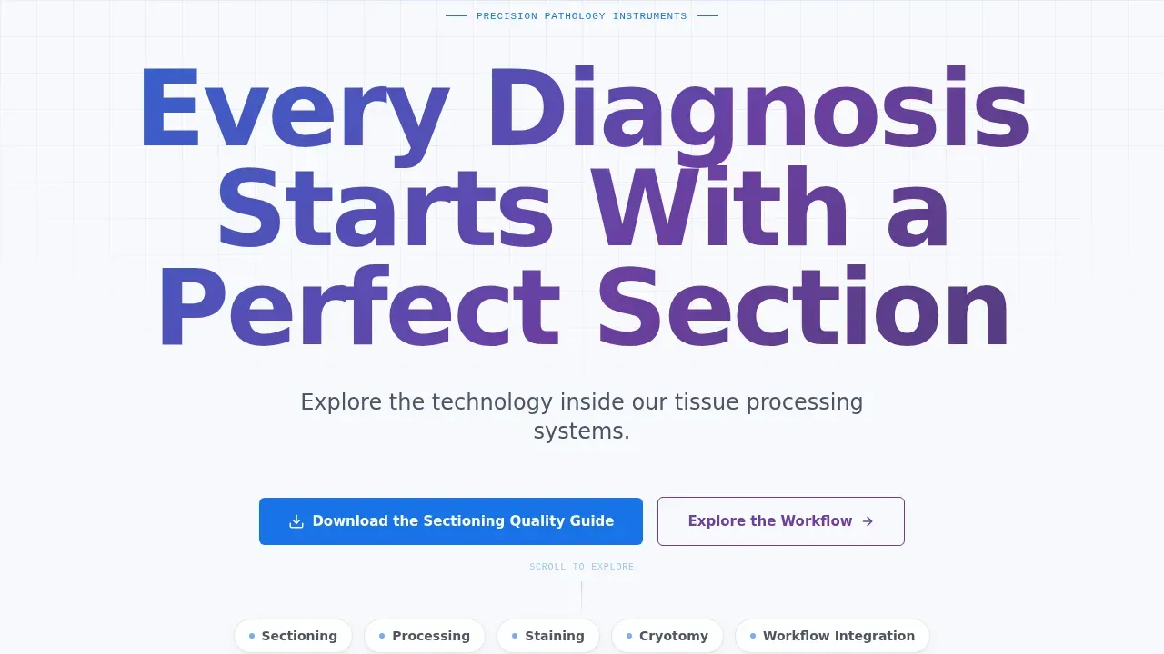 Specialist Pathology Medicine Professional Website Template