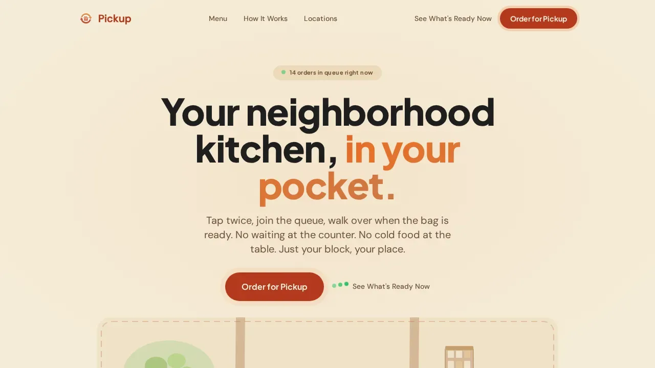 Digital Menu & Ordering Professional Website Template