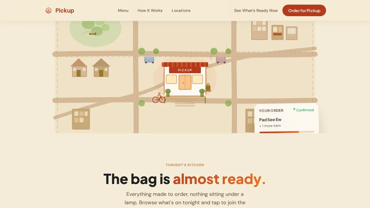 Digital Menu & Ordering Professional Website Template