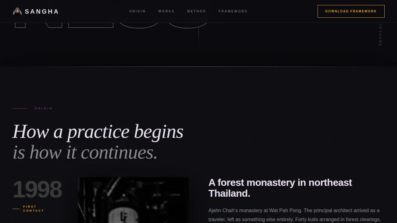 Religious & Cultural Architecture Professional Website Template