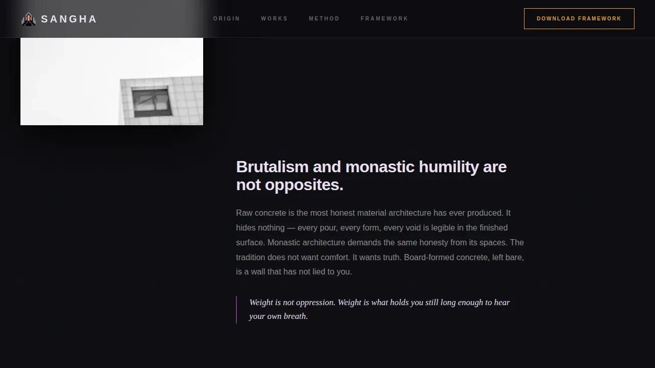 Religious & Cultural Architecture Professional Website Template
