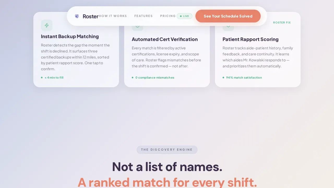 AI for Senior Care Professional Website Template