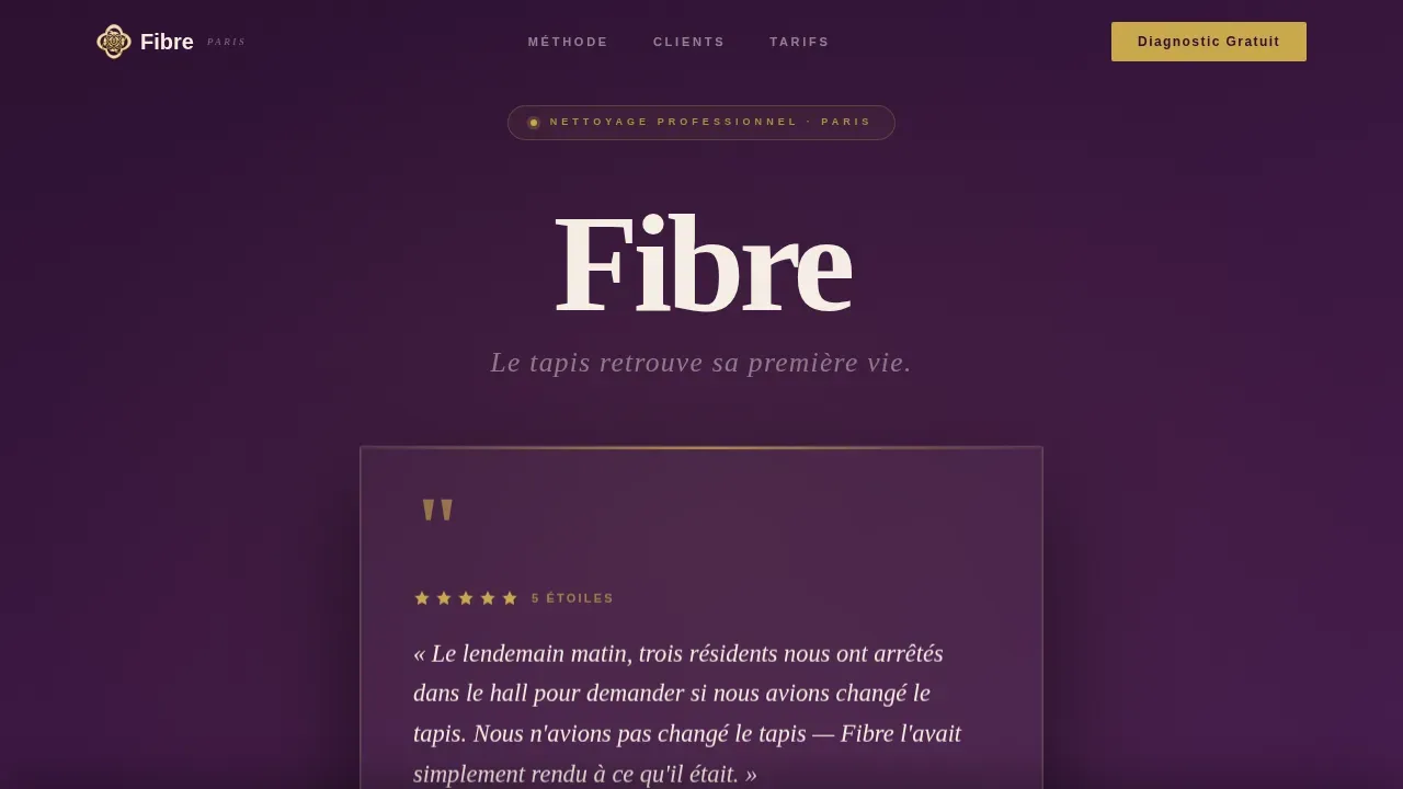 Paris Local Booking Website Template