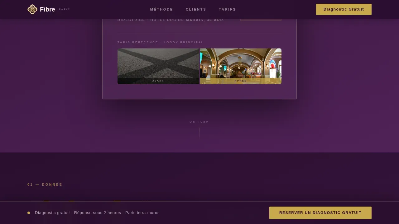 Paris Local Booking Website Template