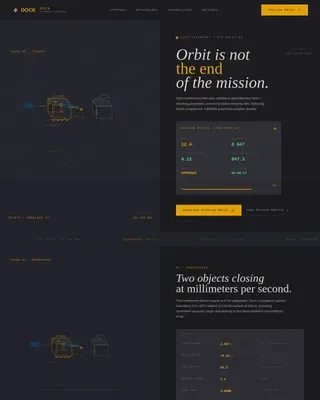 Advanced Satellite Servicing Landing Page Template