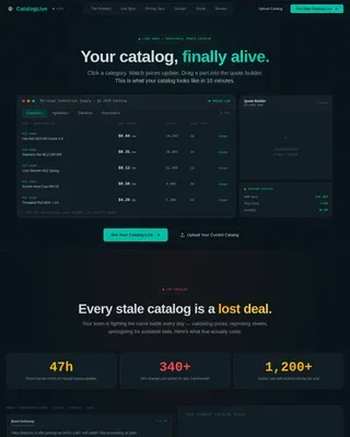Manufacturing Digital Presence Directory Website Template