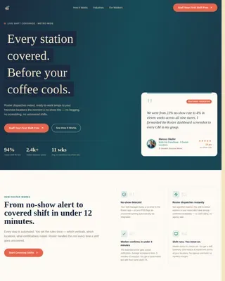 Franchise Temp Staffing | Free Website Template | Rocket