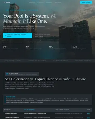 Reliable Pool Service | Free Website Template | Rocket