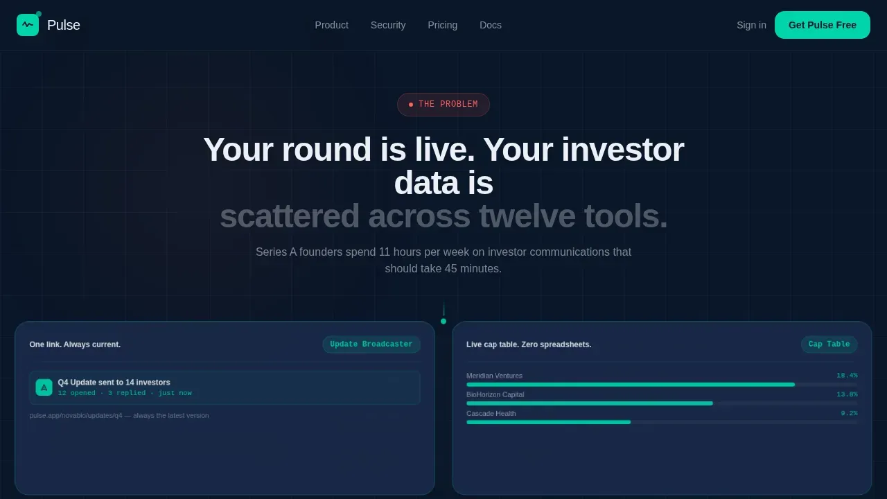 HealthTech Startup Specialist Professional Website Template
