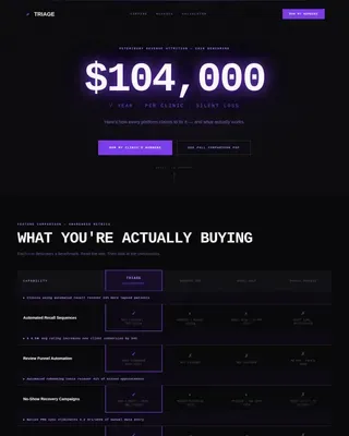 Smart Veterinary Billing Landing Page Template