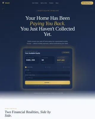 Real Estate Finance Specialist Cost Calculator Website Template