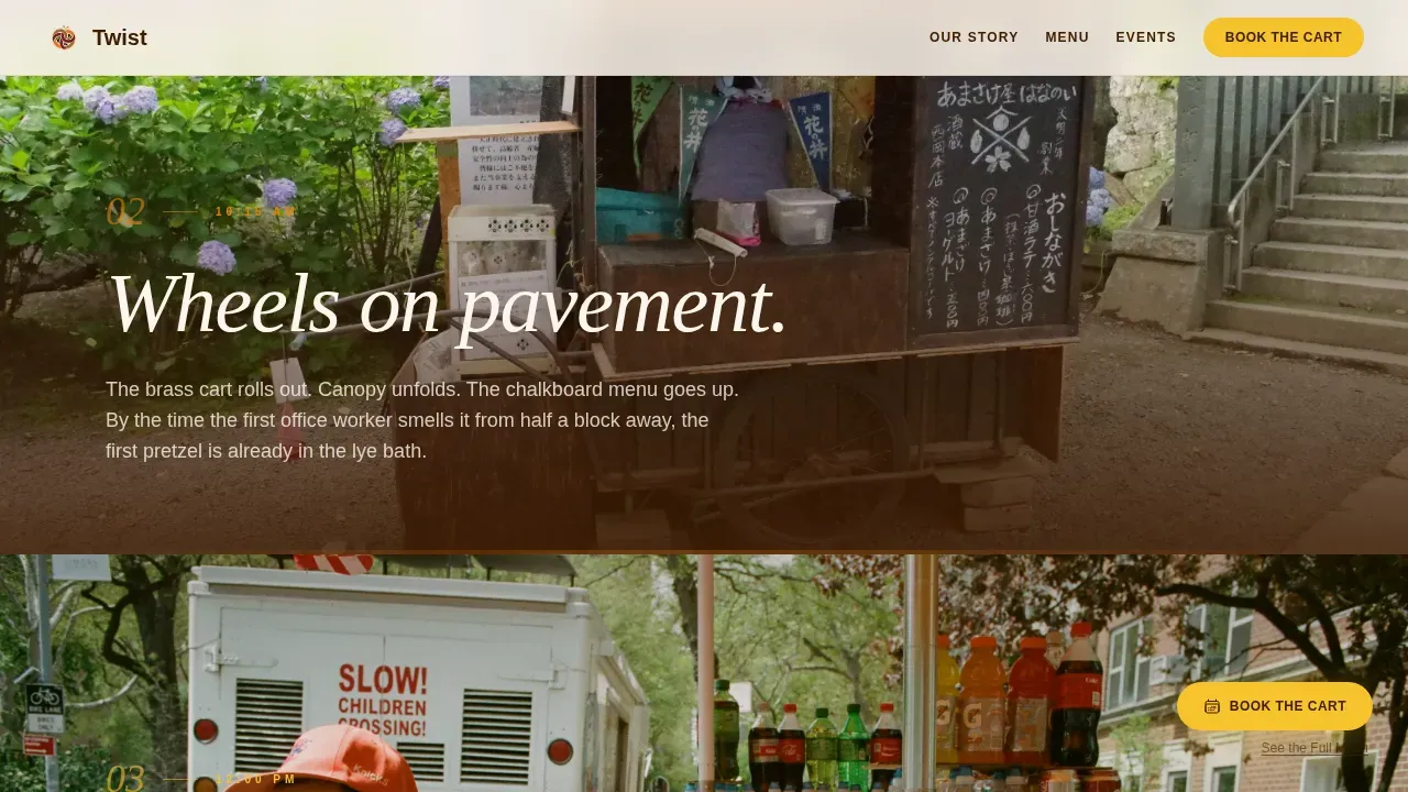 Artisan Gourmet Snack Landing Page Template