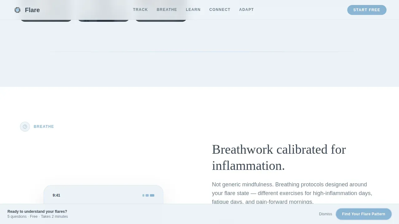 Innovative Chronic Wellness Landing Page Template