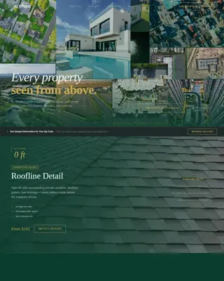 Expert Aerial Videography Landing Page Template