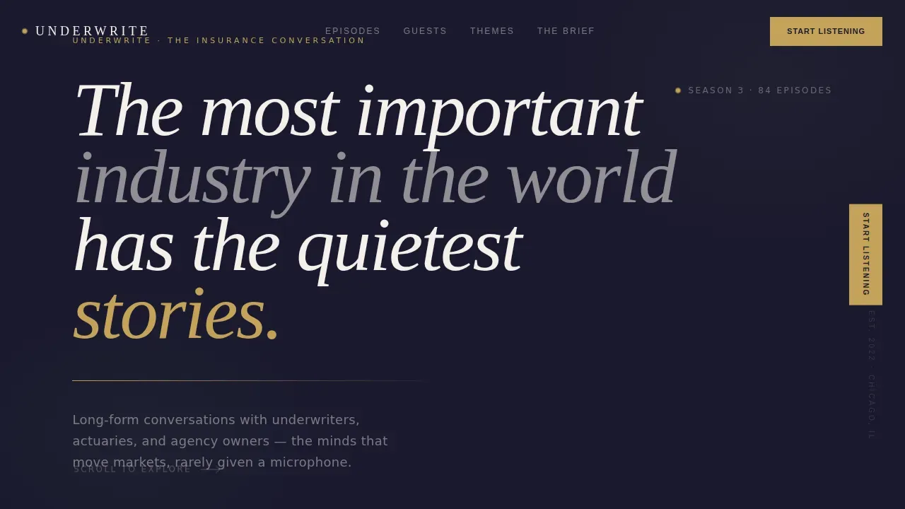 Refined Insurance Insights Landing Page Template