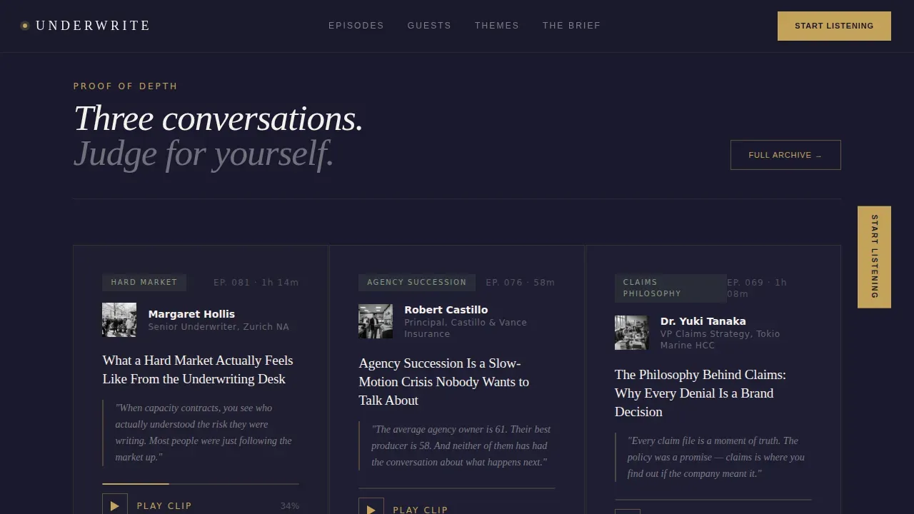 Refined Insurance Insights Landing Page Template