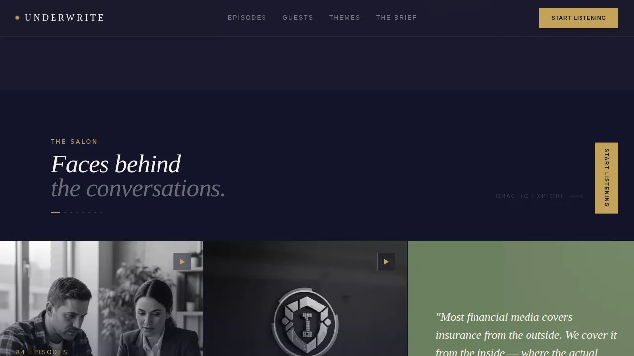 Refined Insurance Insights Landing Page Template