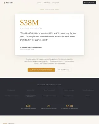 FDA Advisory Pharmaceutical Consulting Landing Page