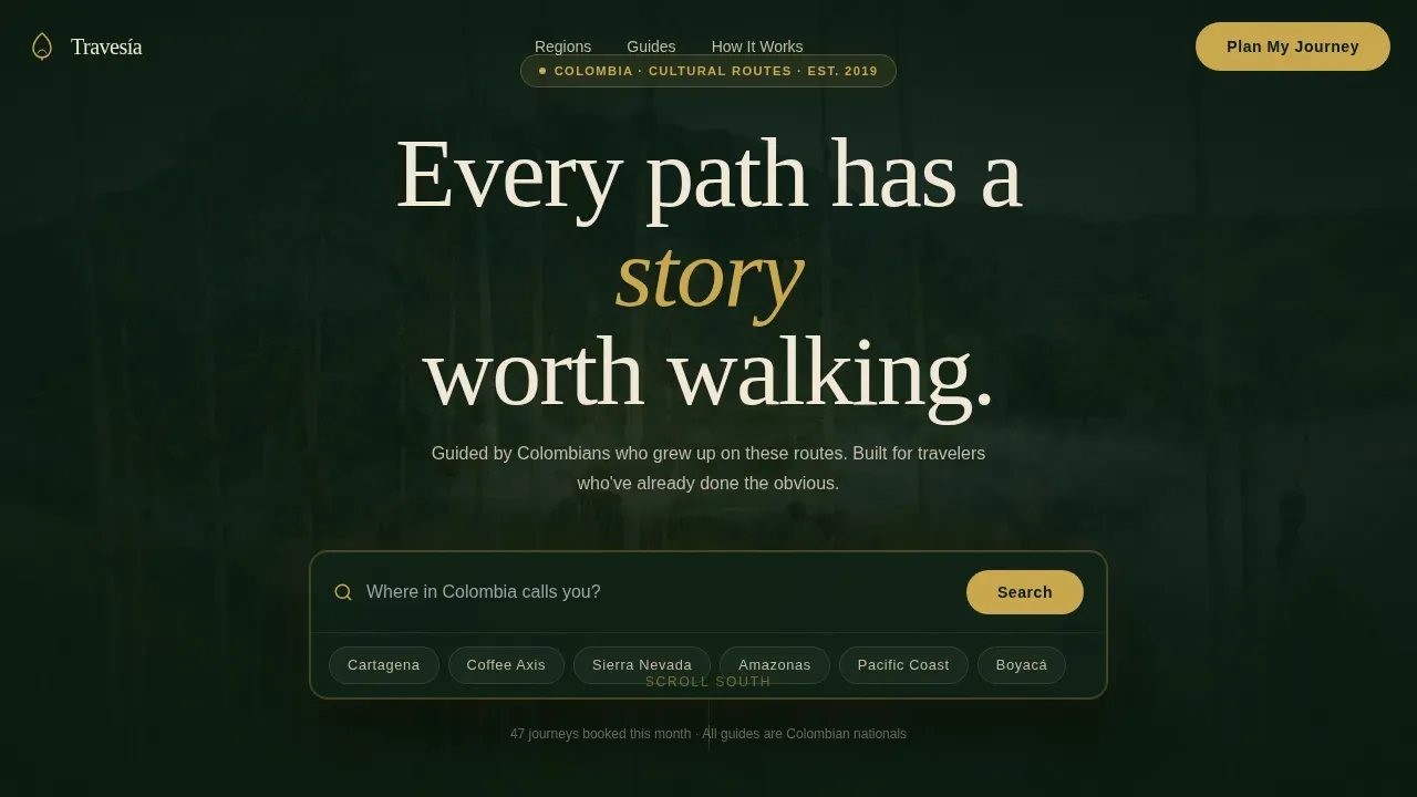 Complete Colombia Travel Appointment Booking Website Template