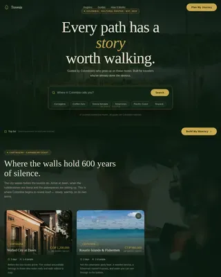 Complete Colombia Travel Appointment Booking Website Template