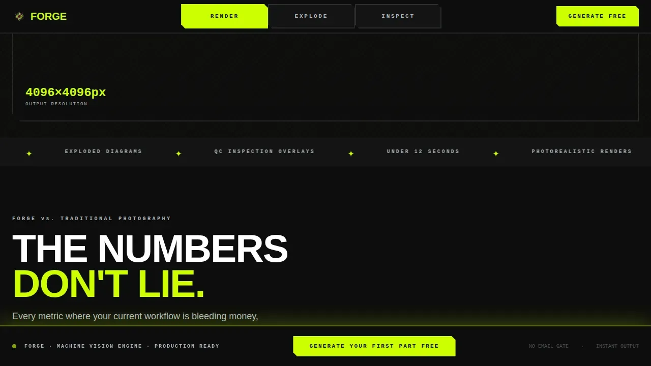 Cutting-Edge AI Design Landing Page Template