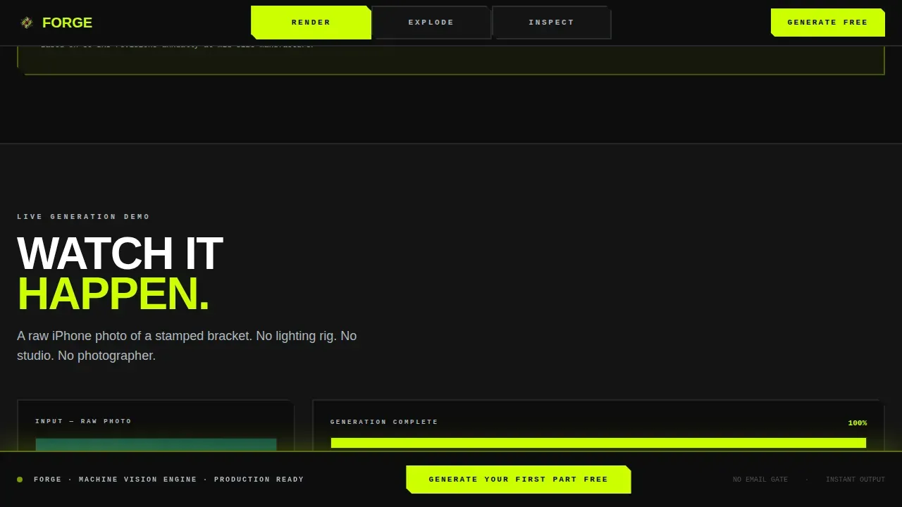 Cutting-Edge AI Design Landing Page Template