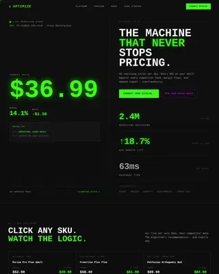 Smart Animal Care Pricing Landing Page Template
