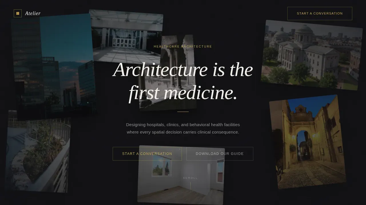 Wellness-Focused Healthcare Design Landing Page Template