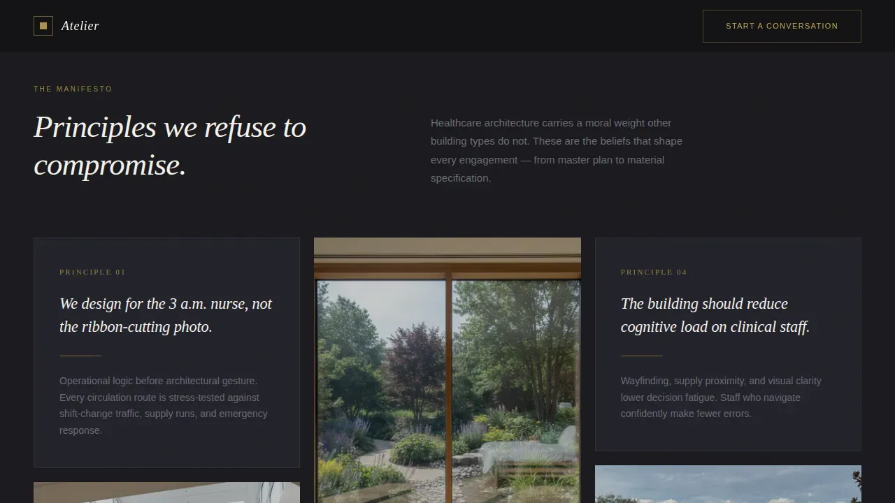 Wellness-Focused Healthcare Design Landing Page Template