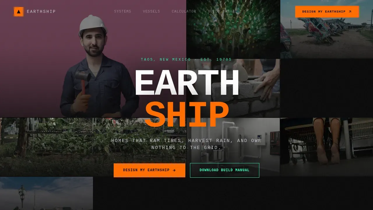 Striking Sustainable Architecture Landing Page Template