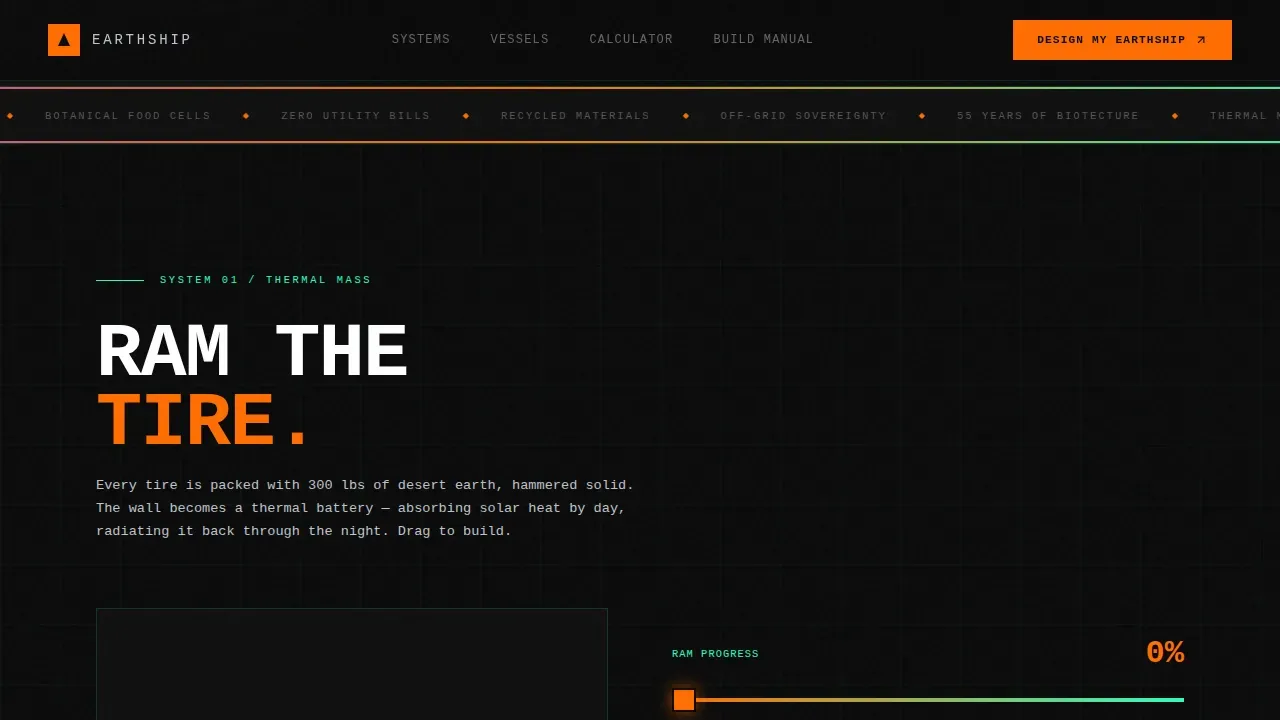 Striking Sustainable Architecture Landing Page Template