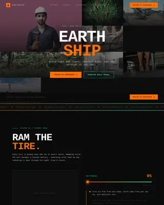 Striking Sustainable Architecture Landing Page Template