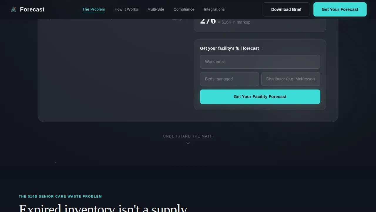 Intelligent Stock Optimization Landing Page Template