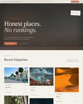Expert Travel Blog & Media Blog & Content Website Template