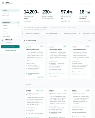 Expert Physician Symptom Library Landing Page Template