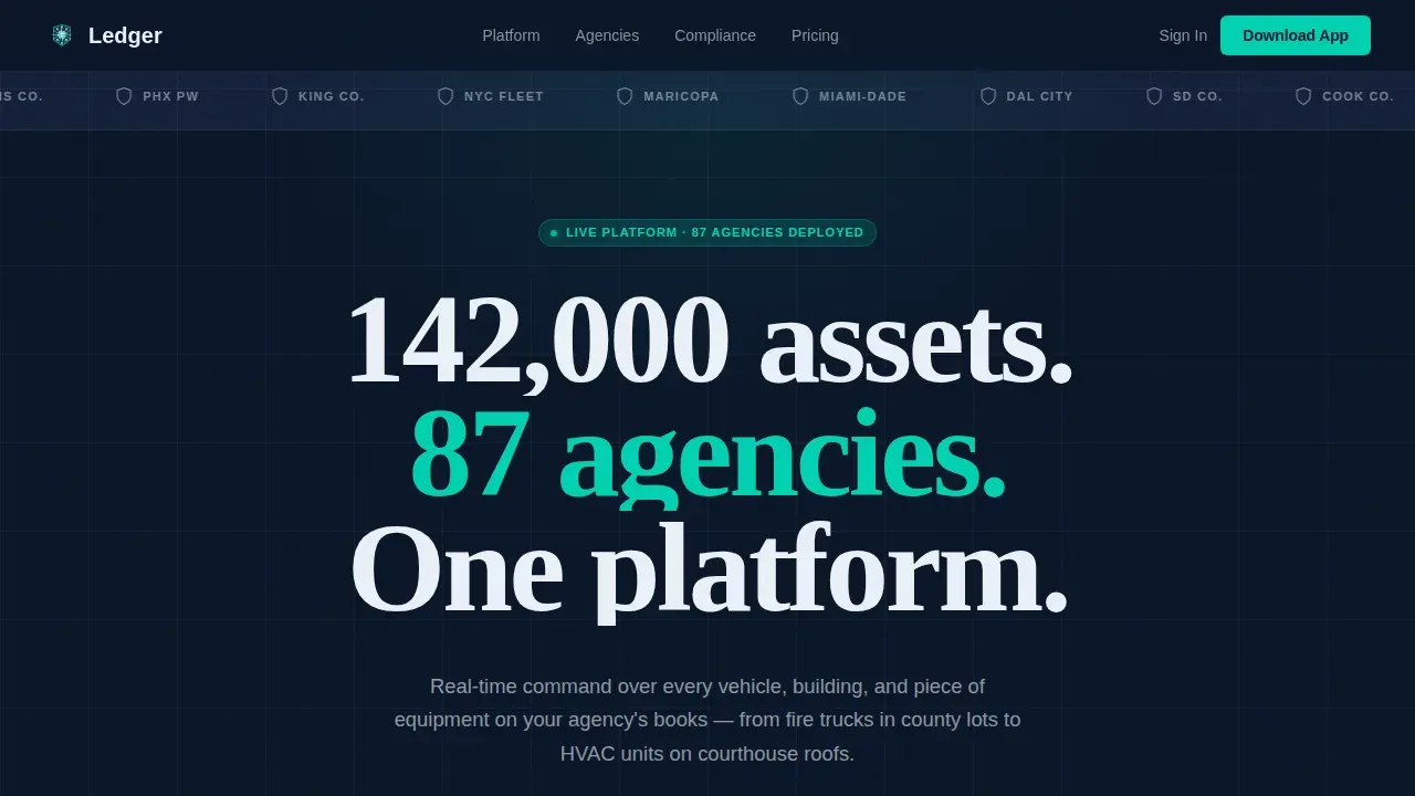 Government Software Comparison Website Template