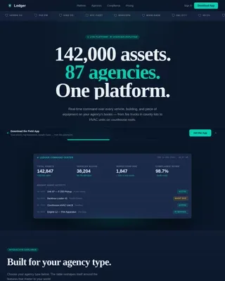 Government Software Comparison Website Template