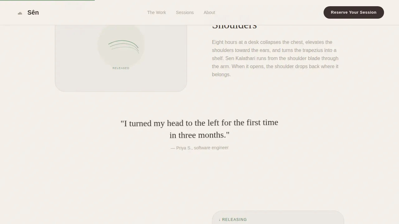 Traditional Thai Massage & Bodywork Booking Website Template
