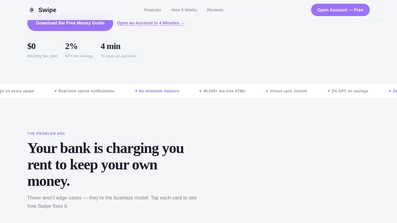 Millennial Banking Guide Landing Page Template