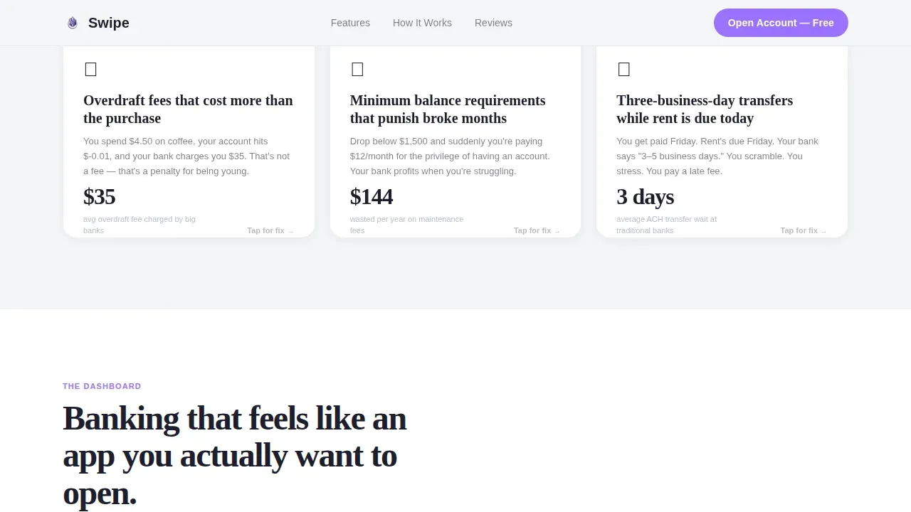 Millennial Banking Guide Landing Page Template