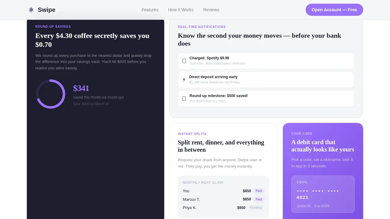 Millennial Banking Guide Landing Page Template