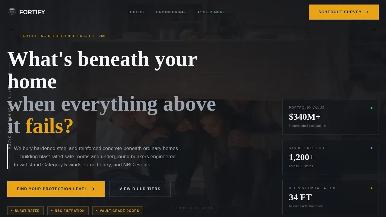 Specialty Construction Professional Website Template