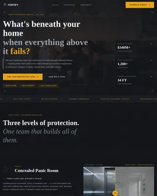 Specialty Construction Professional Website Template