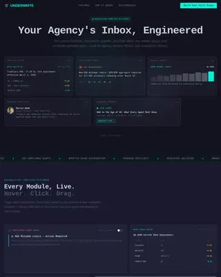 Insurance Digital Presence Privacy Policy Website Template