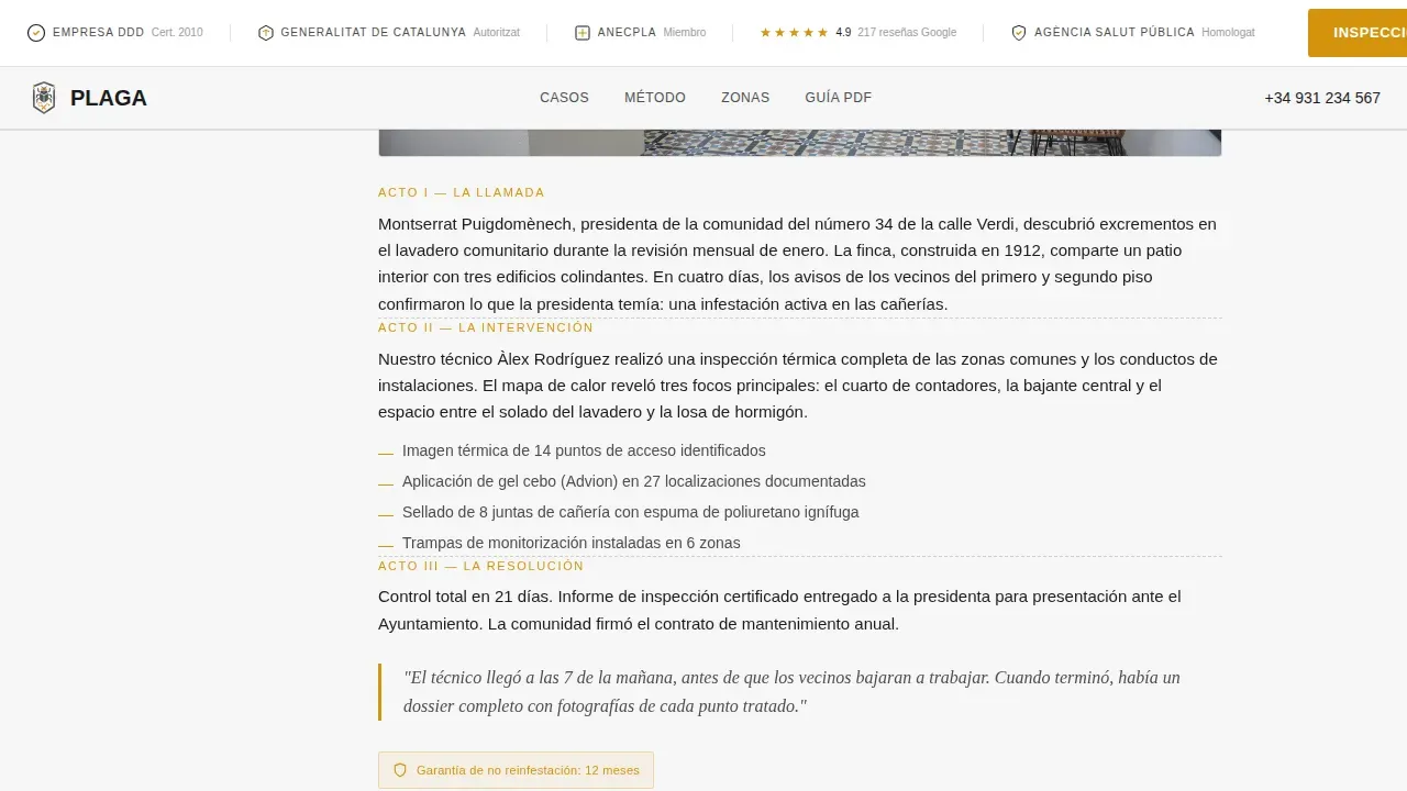 Expert Pest Management | Free Website Template | Rocket
