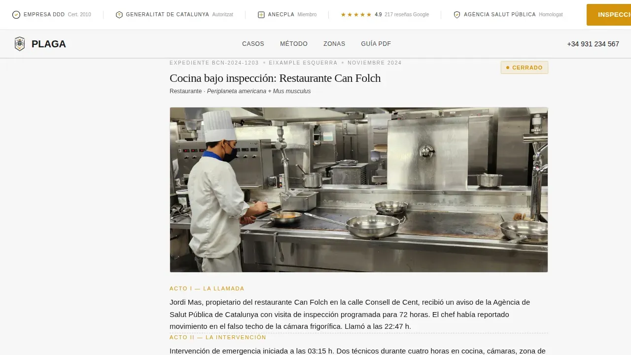 Expert Pest Management | Free Website Template | Rocket