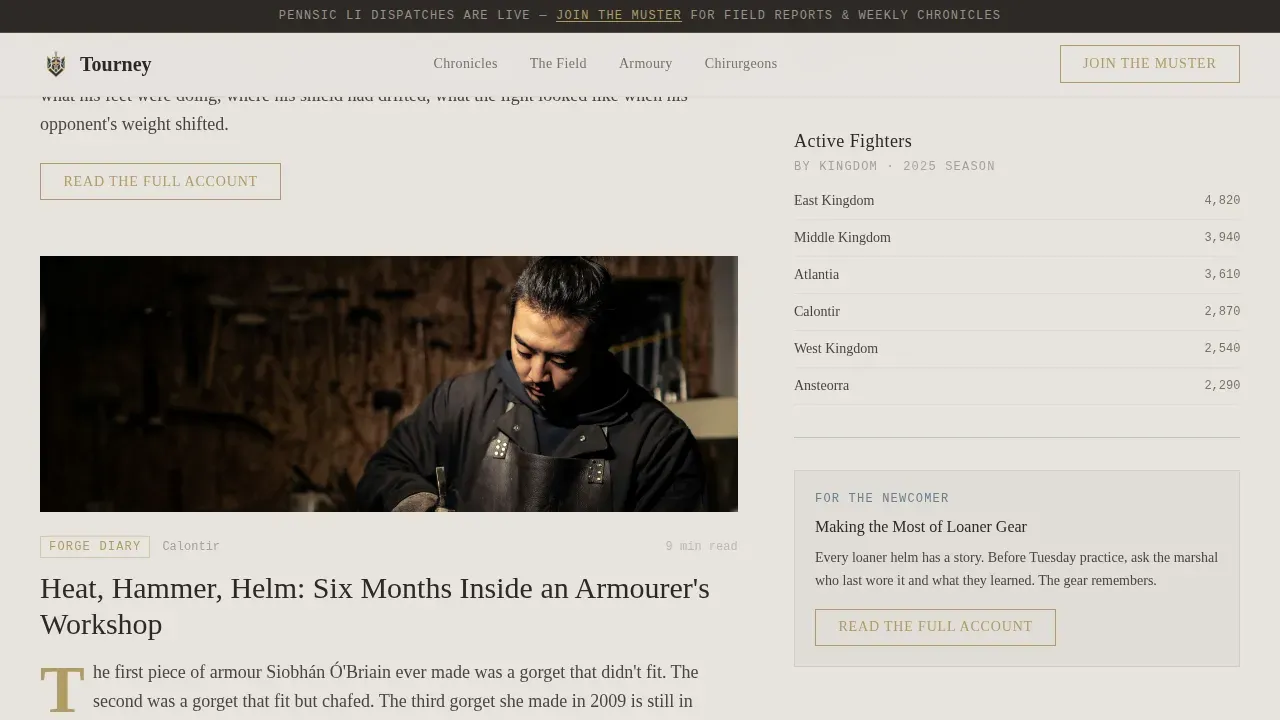 Certified Hobby & Passion Content Professional Website Template