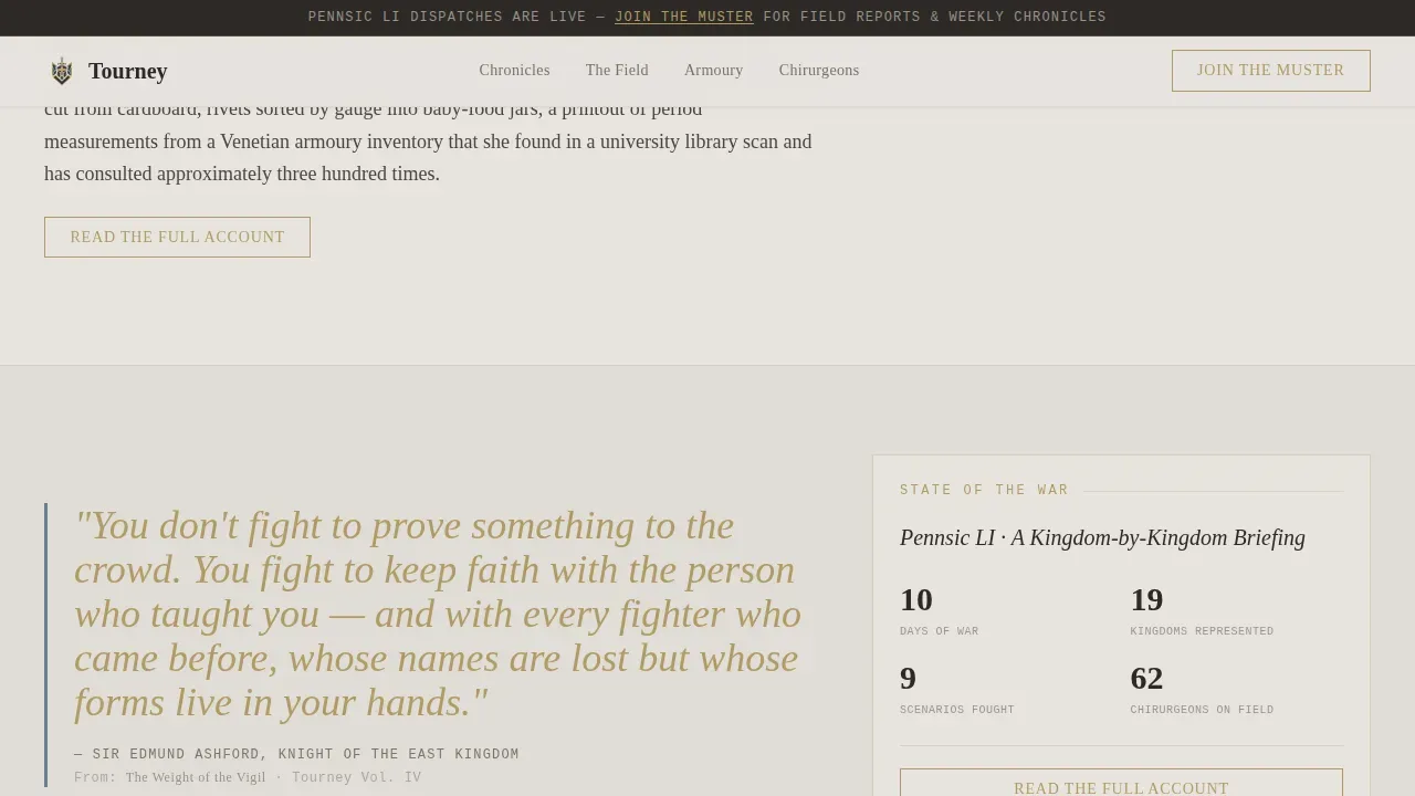 Certified Hobby & Passion Content Professional Website Template