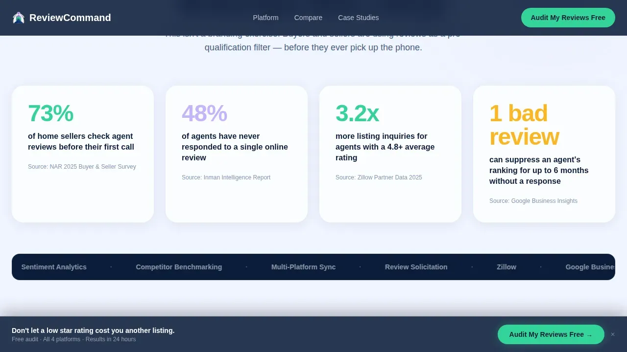 Smart Real Estate Reputation Landing Page Template